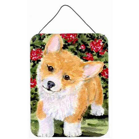 Carolines Treasures Corgi Aluminium Metal Wall Or Door Hanging Prints SS8823DS1216